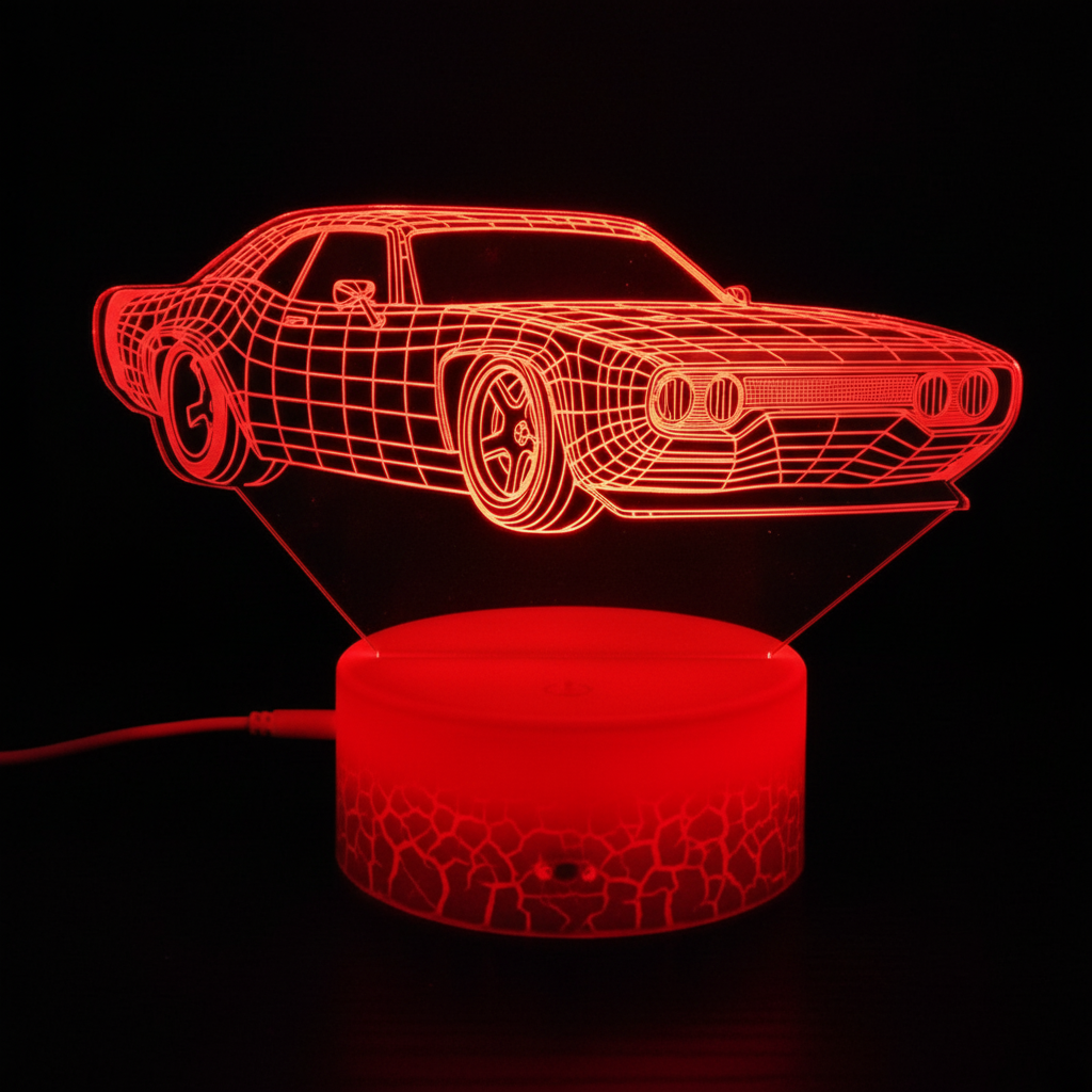 Lampka LED musclecar - wyższa rozdzielczość