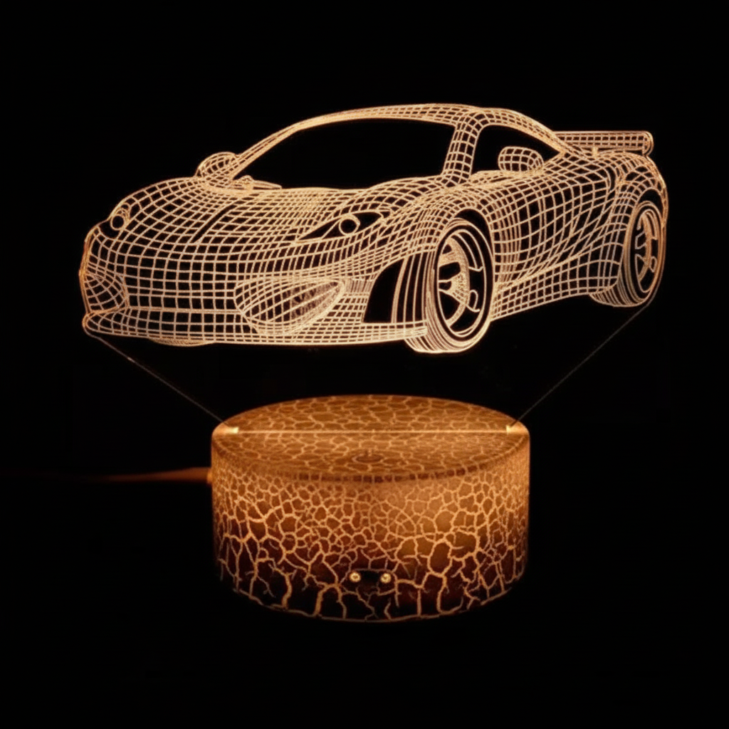 Lampka LED supercar - wyższa rozdzielczość