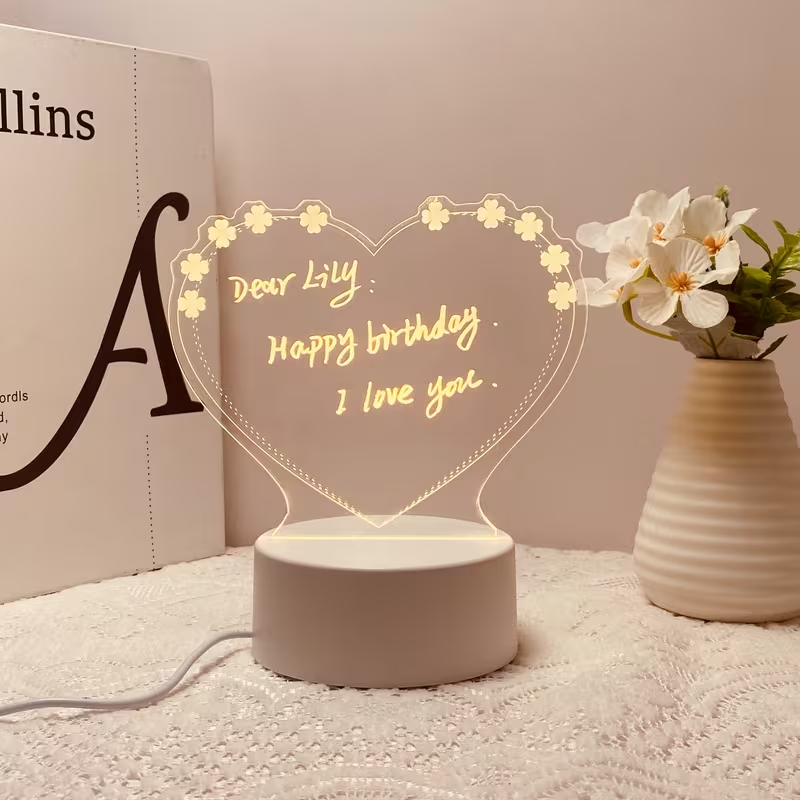 Lampka LED W Kształcie Serca