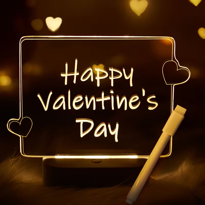 Ledowa Lampka Z Sercami